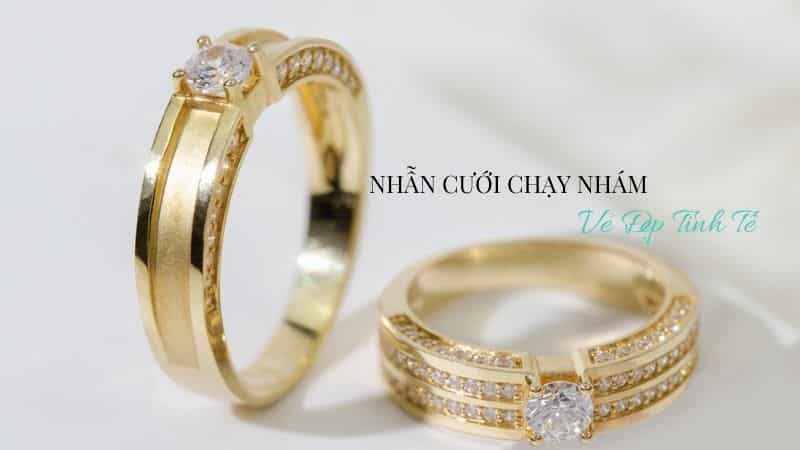 nhẫn cưới chạy nhám