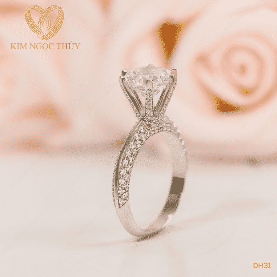 nhẫn kim cương nhân tạo đẹp