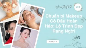 Chuẩn bị makeup cô dâu