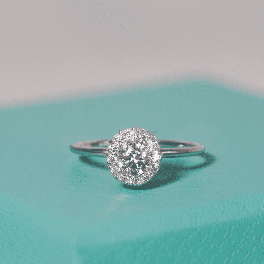 Nhẫn nữ xoay tròn