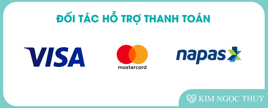 Các loại thẻ Kim Ngọc Thủy chấp nhận thanh toán