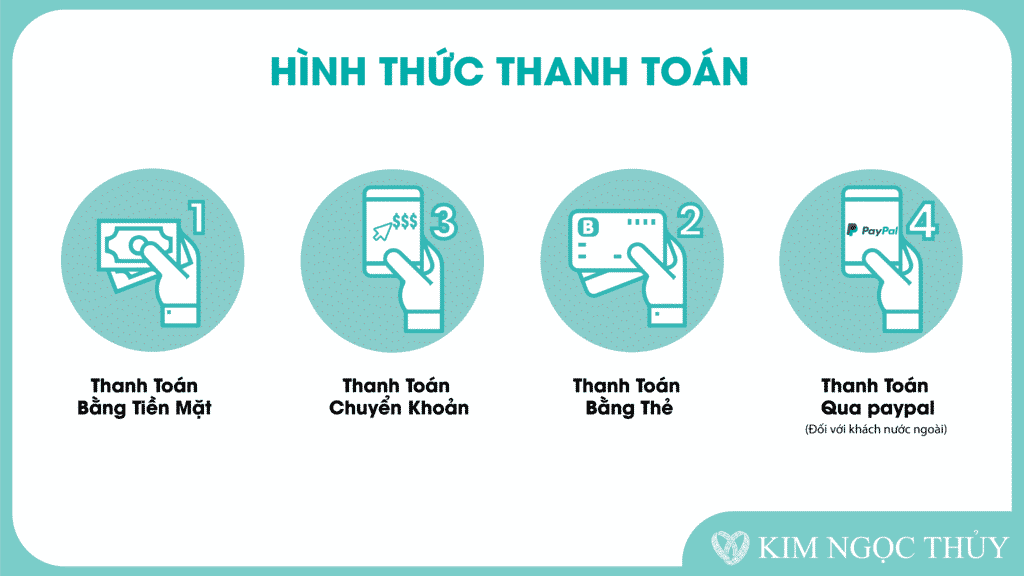 Hình thức thanh toán tại Kim Ngọc Thủy
