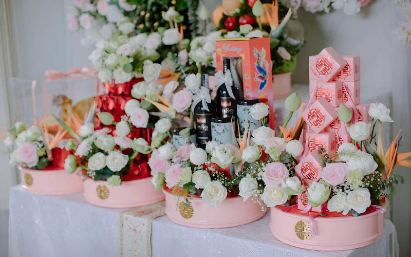 mâm lễ vật cưới