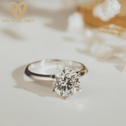 Nhẫn đính hôn DH4 thiết kế sang trọng và tinh tế