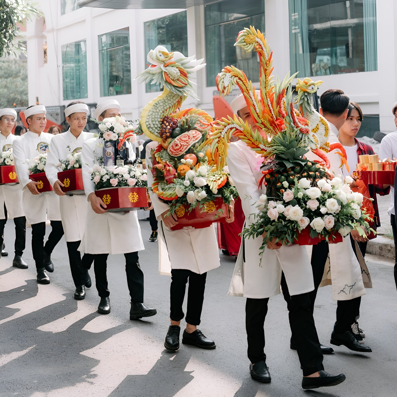 Sính lễ, trang phục: Sẵn sàng cho ngày trọng đại.