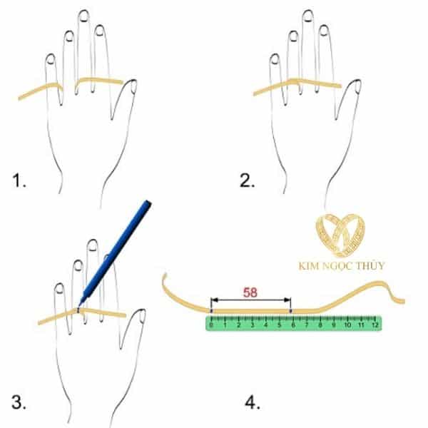 cách đo size nhẫn bằng thước dây