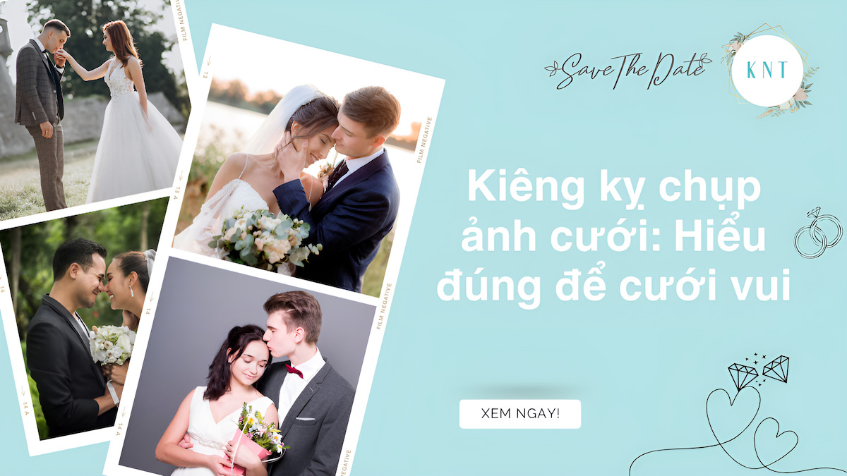 Kiêng kỵ chụp ảnh cưới