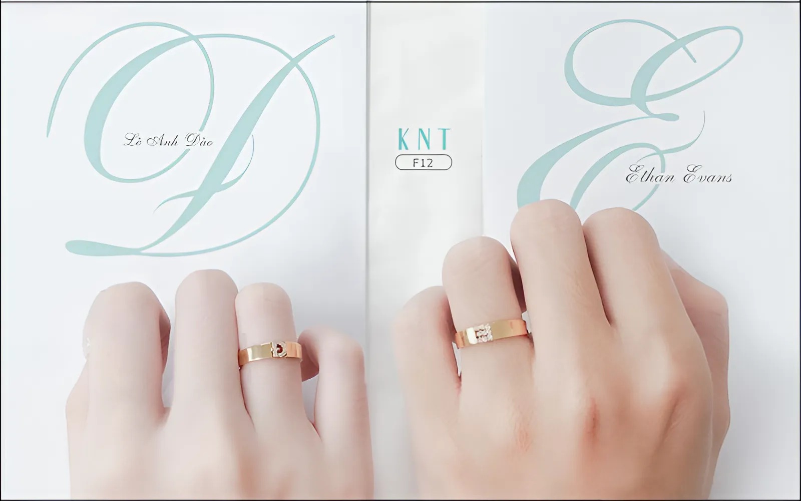 Khắc thông điệp tình yêu tinh xảo lên nhẫn cưới kỷ niệm