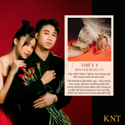 Nhẫn cưới Thiên Y: Thiết kế Harmony T, biểu tượng thiên nga, y phục trời ban