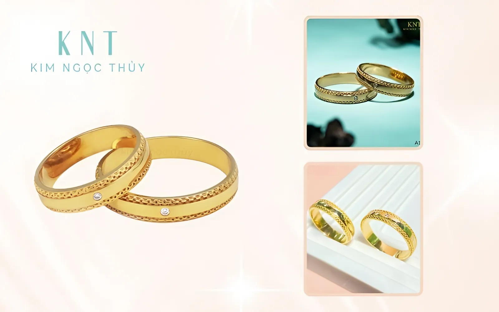 Nhẫn trơn tối giản mang vẻ đẹp thanh lịch, không bao giờ lỗi mốt