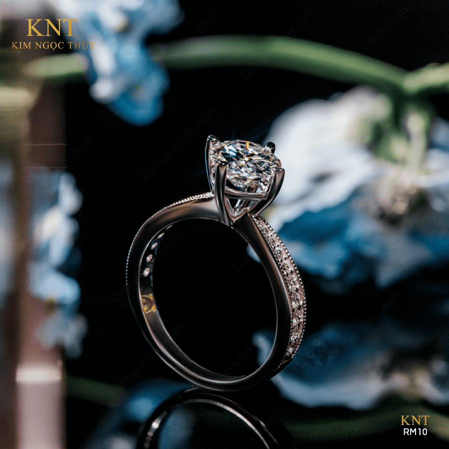 nhẫn đính hôn moissanite được yêu thích nhất