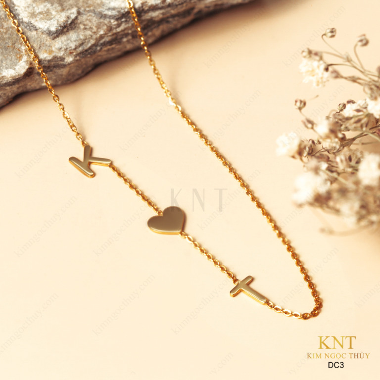 Dây chuyền Just For U DC3: Thiết kế riêng mang tính cá nhân hóa