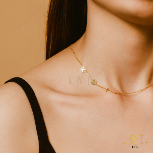 Dây chuyền Just For U DC3: Thiết kế theo tên, 4 phong cách độc đáo