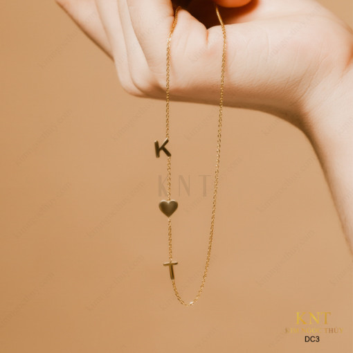 Dây chuyền Just For U DC3: Thiết kế cao cấp, chất liệu bền đẹp