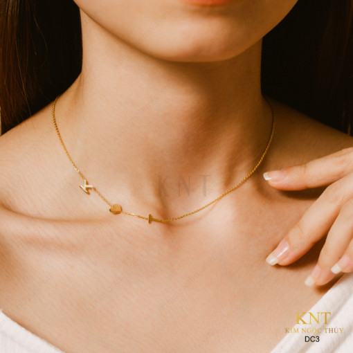 Dây chuyền Just For U DC3: Thiết kế đơn giản và mỏng nhẹ