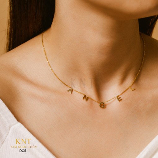 Dây chuyền Just For U DC5: Trang sức cá nhân hóa, tôn vinh vẻ đẹp riêng