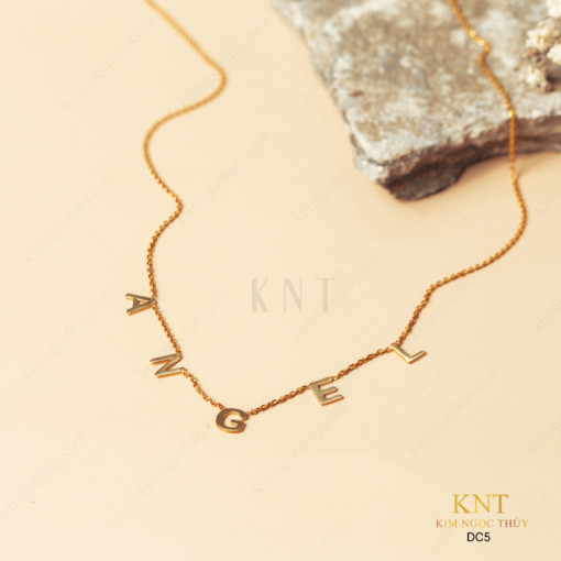Dây chuyền Just For U DC5: Trang sức vàng cao cấp, thiết kế riêng