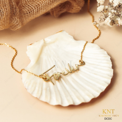 Dây Chuyền Just For U DCDC: Thiết kế mặt chữ ý nghĩa