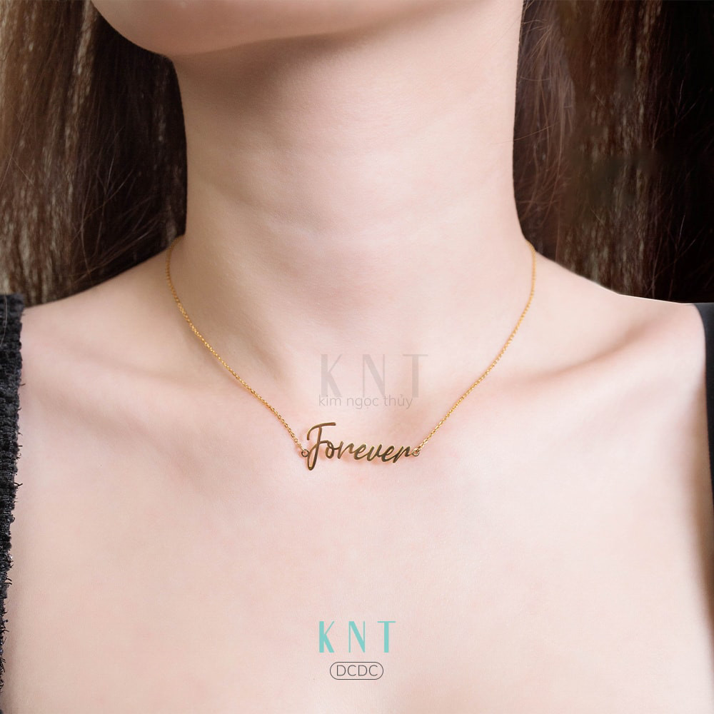 Dây Chuyền Just For U DCDC: Sợi dây nhỏ gọn cùng mặt dây ý nghĩa