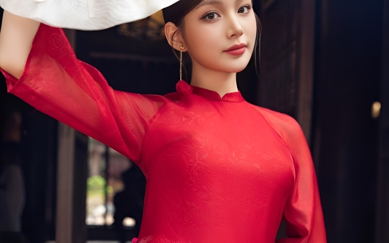 Chất liệu lụa mềm mại, an toàn cho da của mẹ bầu