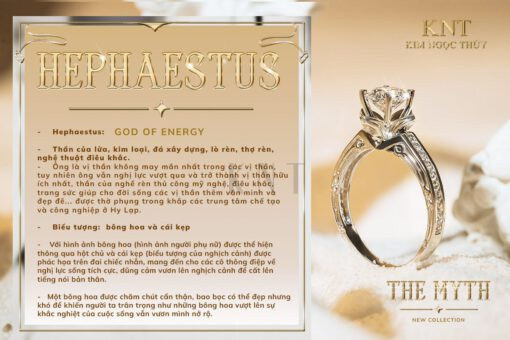 Nhẫn đính hôn R377 thiết kế lấy cảm hứng từ thần thoại cổ điển