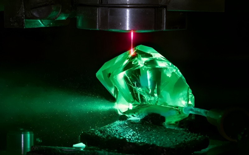Cắt kim cương bằng Laser