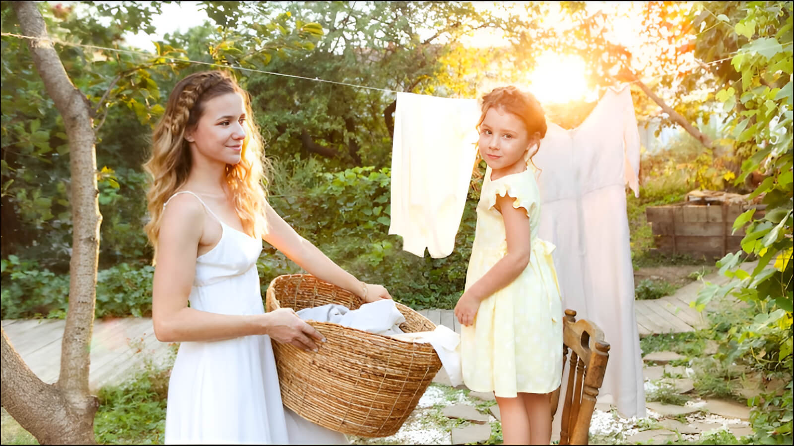 Giặt váy cưới bằng tay trong bồn để giữ phom dáng