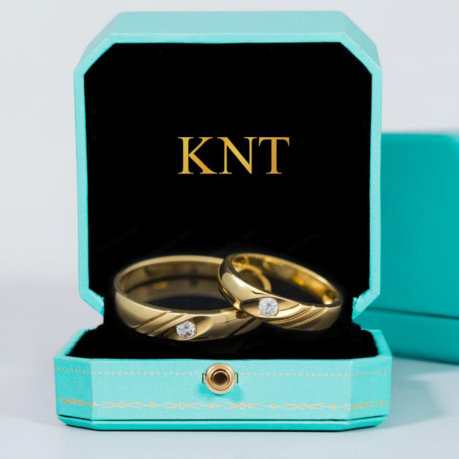 Nhẫn cưới C28 thiết kế tối giản và hiện đại