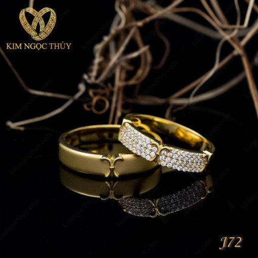 Nhẫn cưới J72 phù hợp với đa dạng phong cách