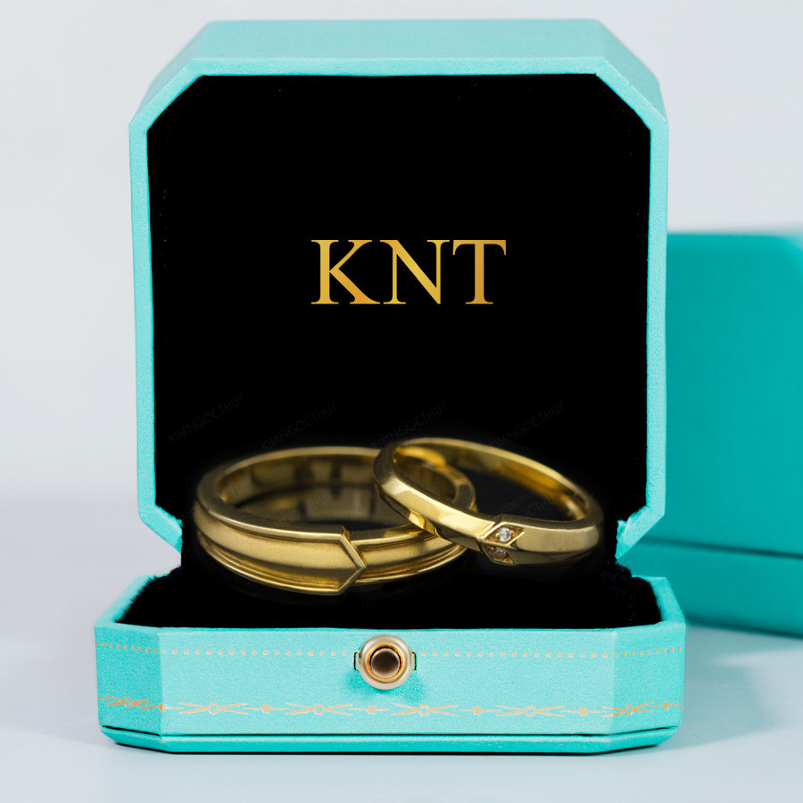 Nhẫn cưới S201 khắc tên miễn phí