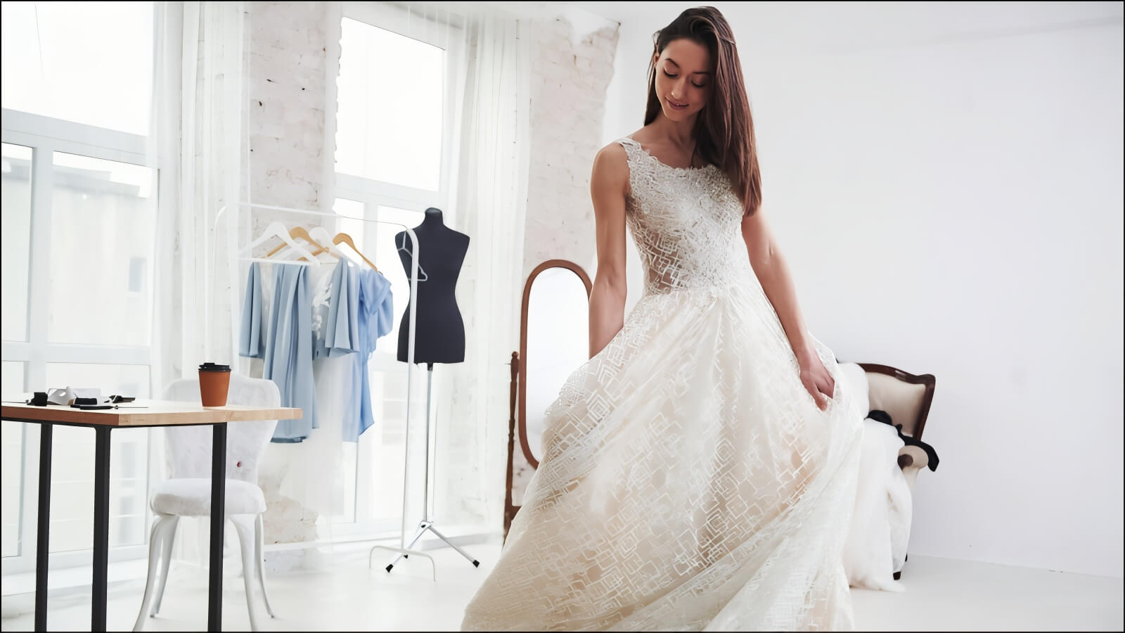 Váy cưới suông (Sheath) là biểu tượng của sự thanh lịch, tinh tế và hiện đại