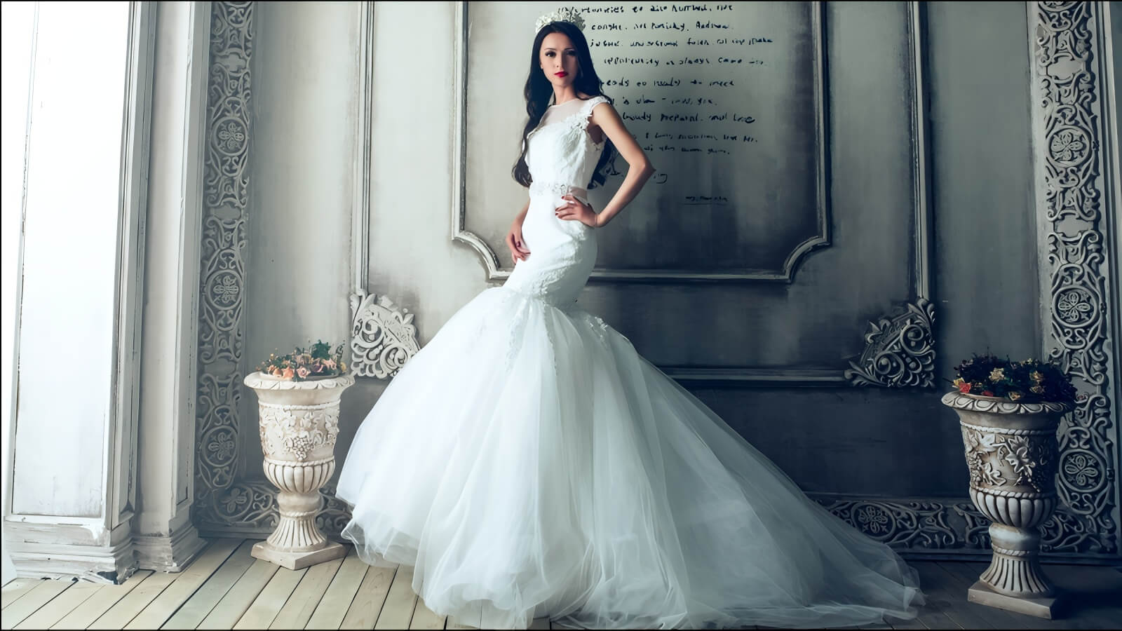 Váy cưới Trumpet thường bị nhầm lẫn với váy cưới đuôi cá