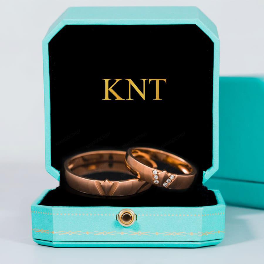 Nhẫn cưới C41 thiết kế độc đáo và nổi bật