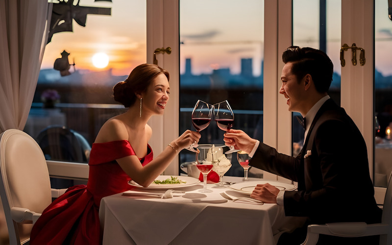 Những nhà hàng fine dining (loại hình nhà hàng cao cấp, chú trọng trải nghiệm ẩm thực và dịch vụ) với không gian riêng tư