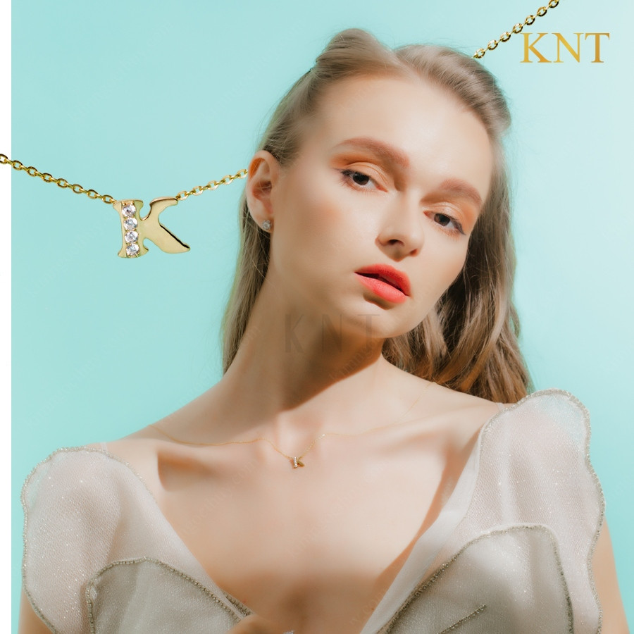 Khám phá dây chuyền vàng Freedom Sky chữ K - Phong cách độc đáo, tự do