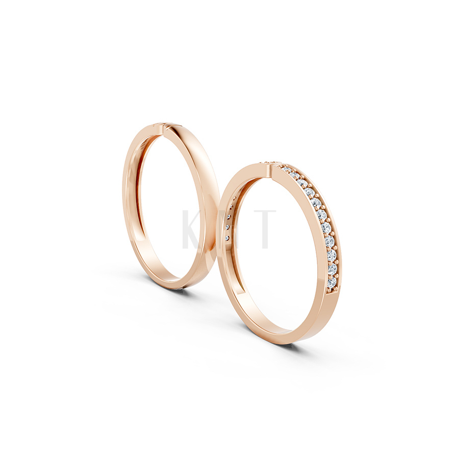 Nhẫn cặp vàng CV28 là món quà ý nghĩa cho ngày trọng đại