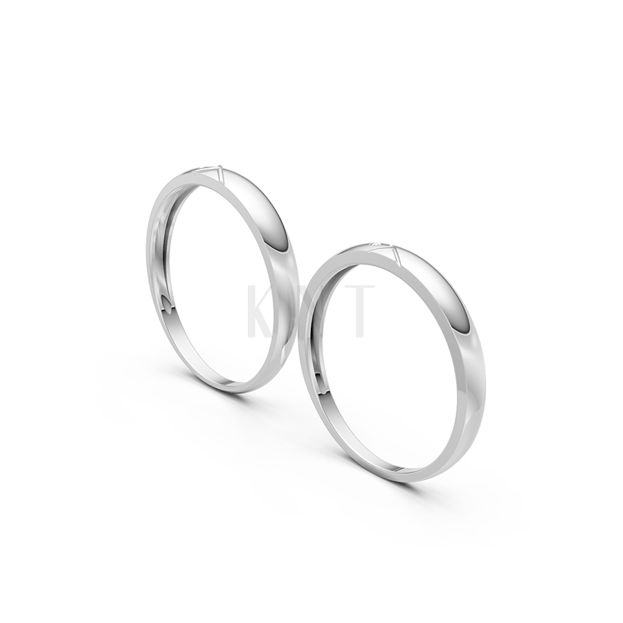 Nhẫn cặp vàng CV53 là món quà ý nghĩa cho cặp đôi