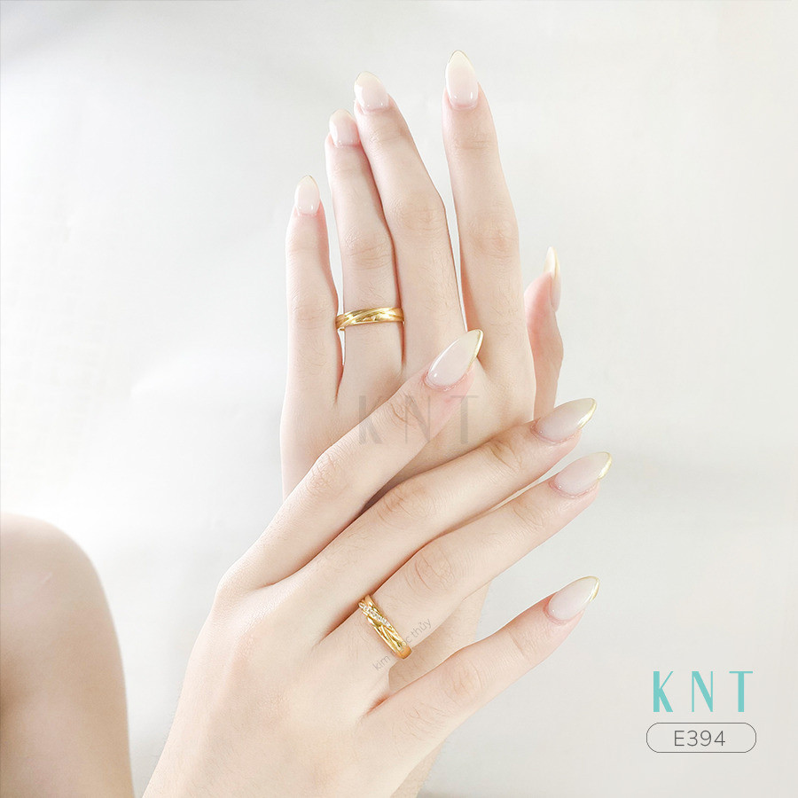 Nhẫn cưới E394 thiết kế tinh tế và tối giản