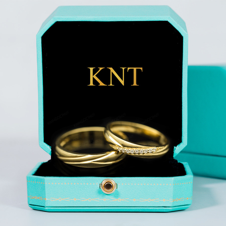 Nhẫn cưới E394 màu vàng vàng