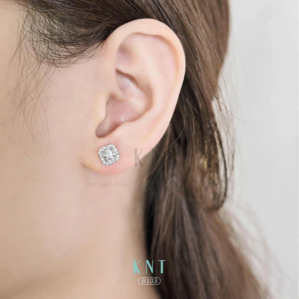 Bông tai cưới B103 thiết kế tinh tế, chất liệu cao cấp