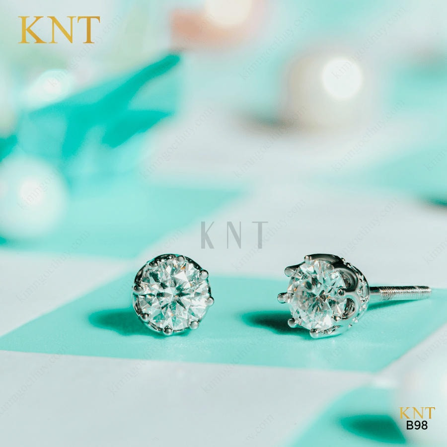 Thiết kế sang trọng và tinh tế của bông tai cưới B98