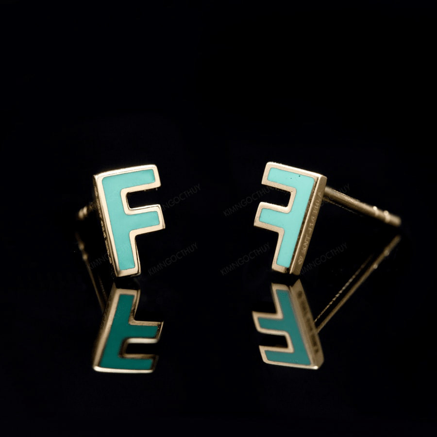 Bông tai Sea La Vie chữ F - Thiết kế tinh xảo, chất liệu cao cấp