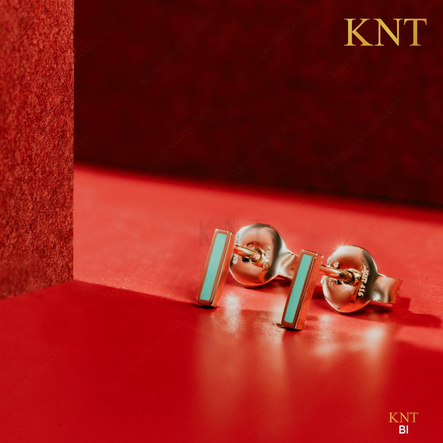 Bông tai Sea La Vie chữ I - BI - Thiết kế cá tính, nổi bật