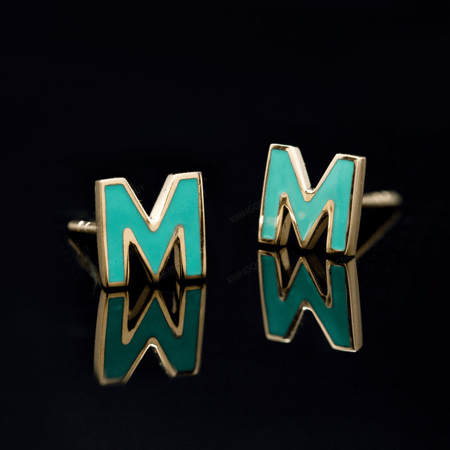 Bông tai Sea La Vie chữ M - BM - Trang sức thiết kế độc quyền