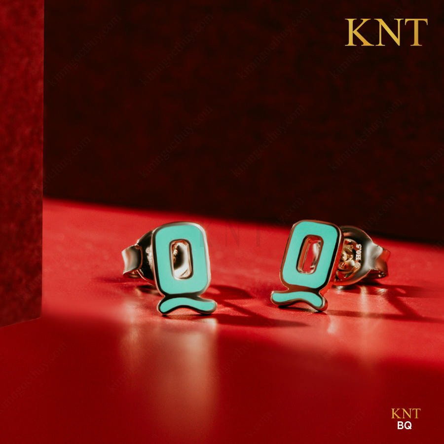 Bông tai Sea La Vie chữ Q - BQ - Sang trọng, nổi bật tại Kim Ngọc Thủy