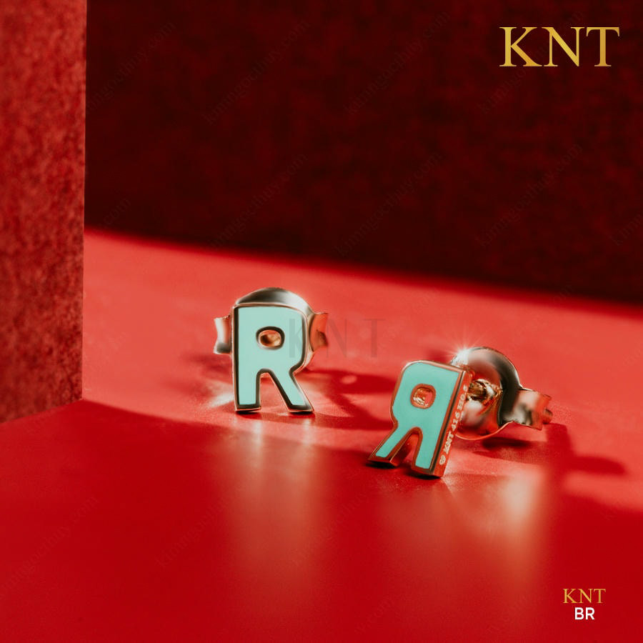 Bông tai chữ R Sea La Vie - Phong cách thời trang độc đáo và rạng ngời