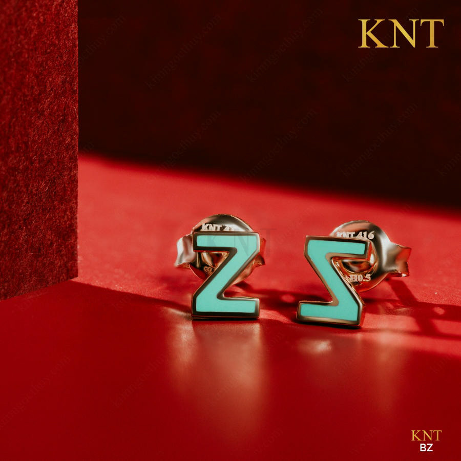 Bông tai chữ Z Sea La Vie - Phong cách cá tính, hiện đại tại Kim Ngọc Thủy