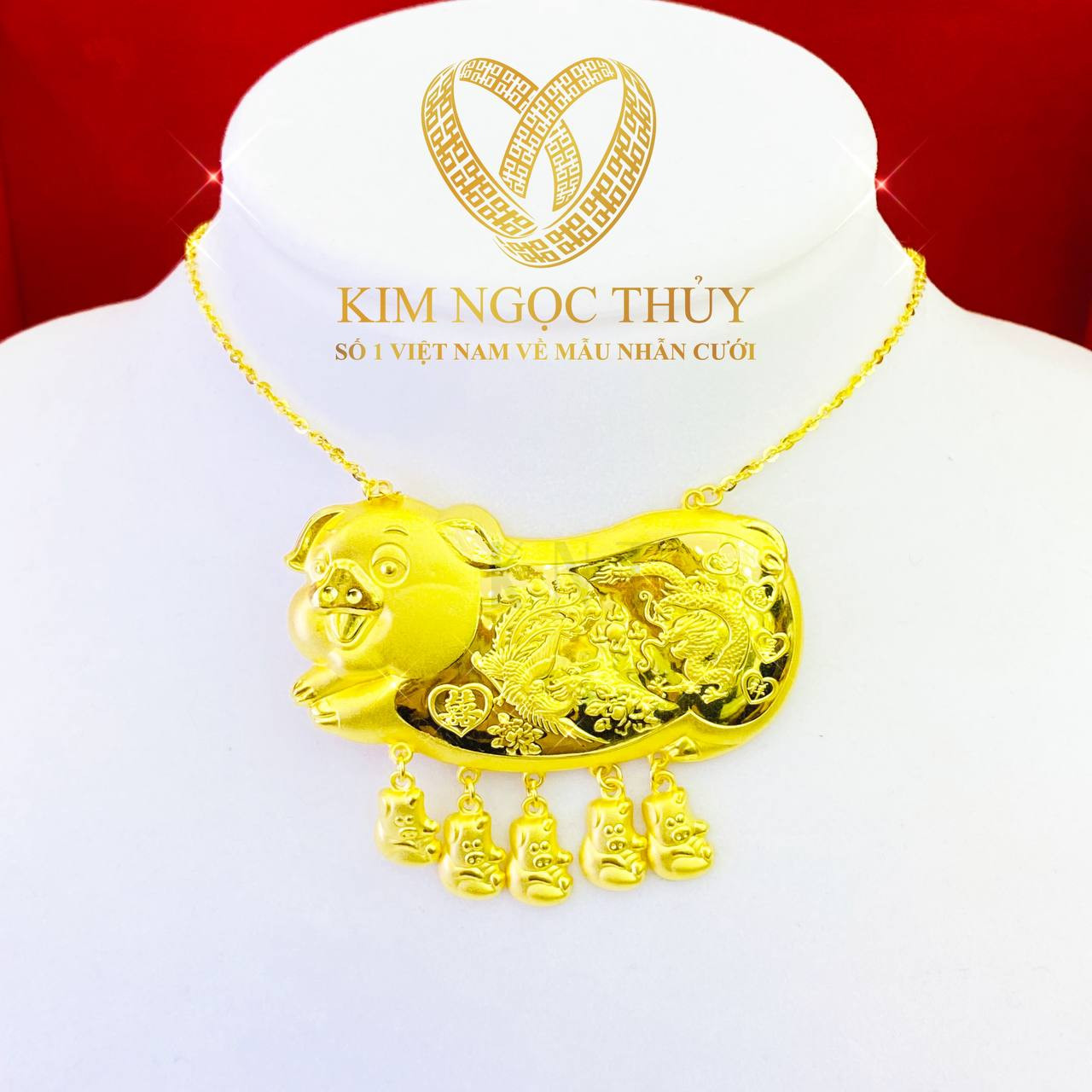 Dây chuyền heo 2 chỉ: Thiết kế sang trọng và đẳng cấp