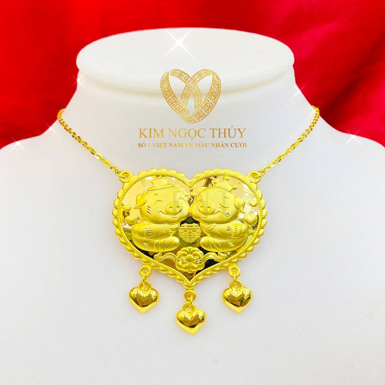Dây chuyền heo 2 chỉ: Biểu tượng của sự phú quý và hạnh phúc viên mãn