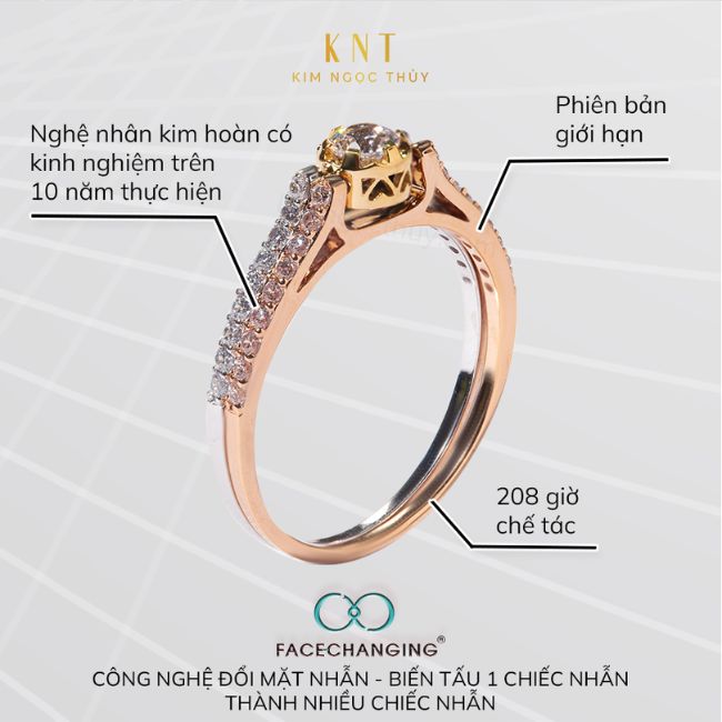 NHẪN CƯỚI KNT VỚI 16 CÔNG NGHỆ CHẾ TÁC NHIỆM MÀU